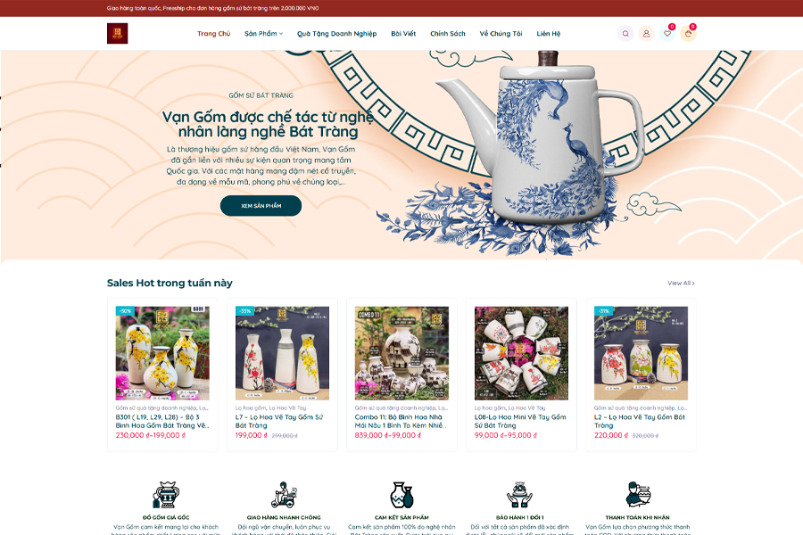 Website bán hàng nhỏ
