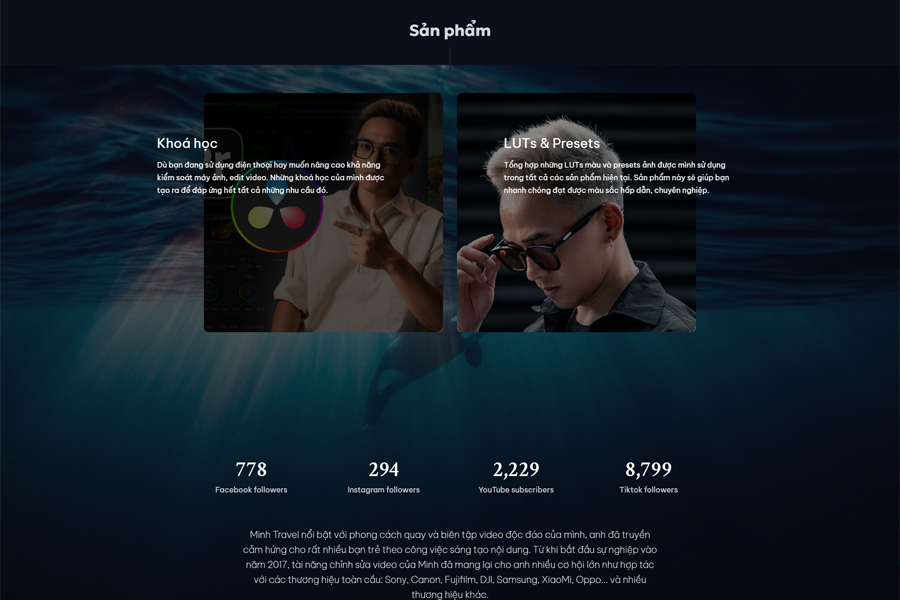 Website giới thiệu cơ bản