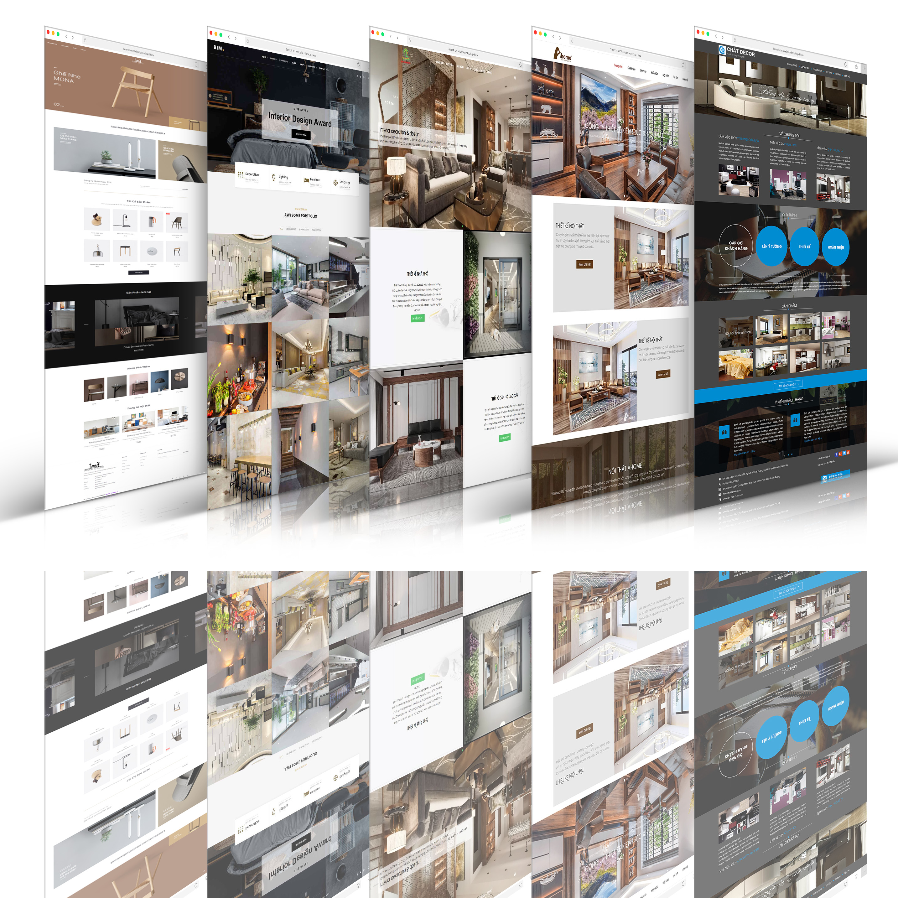 Thiết kế website Nội thất