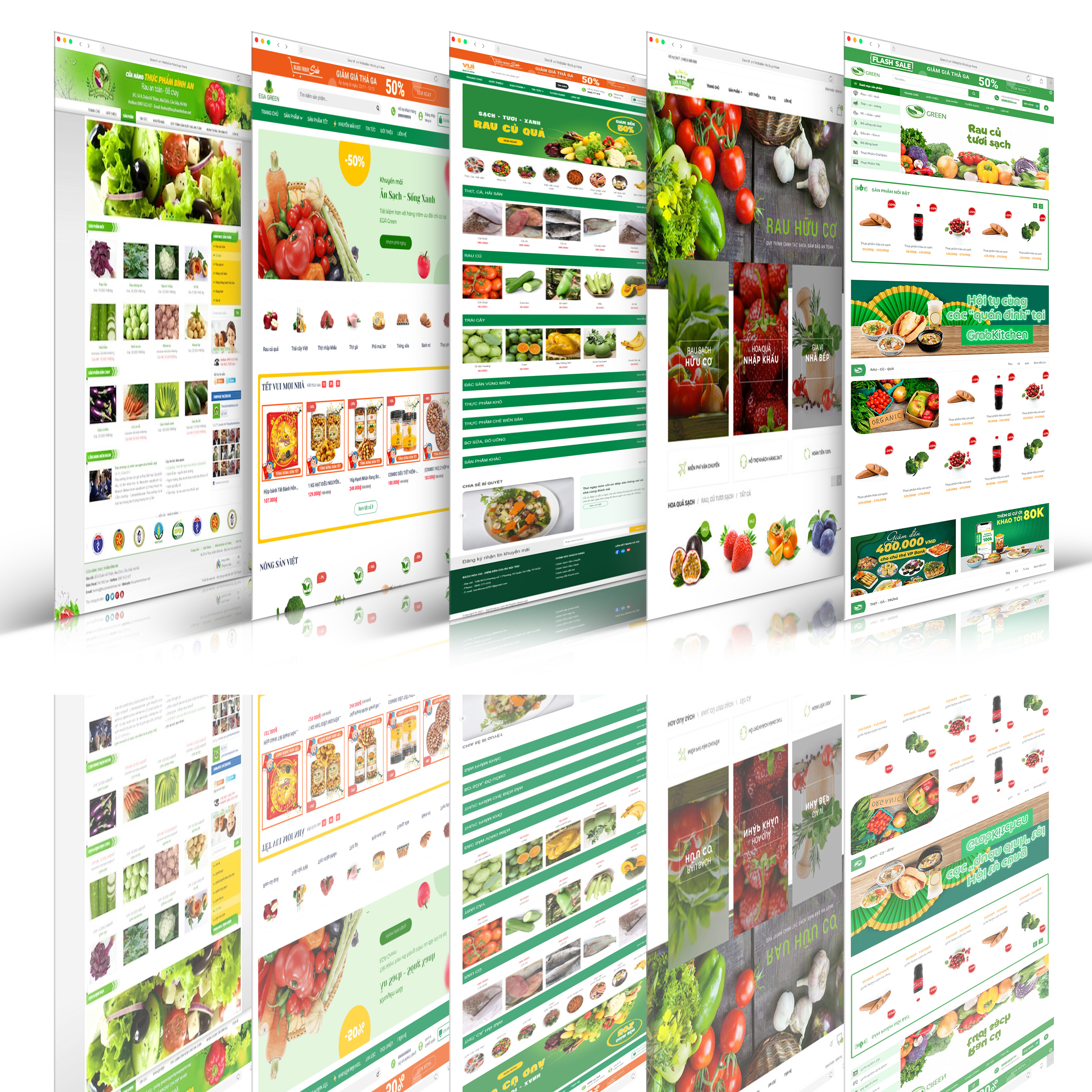 Thiết kế website Thực phẩm