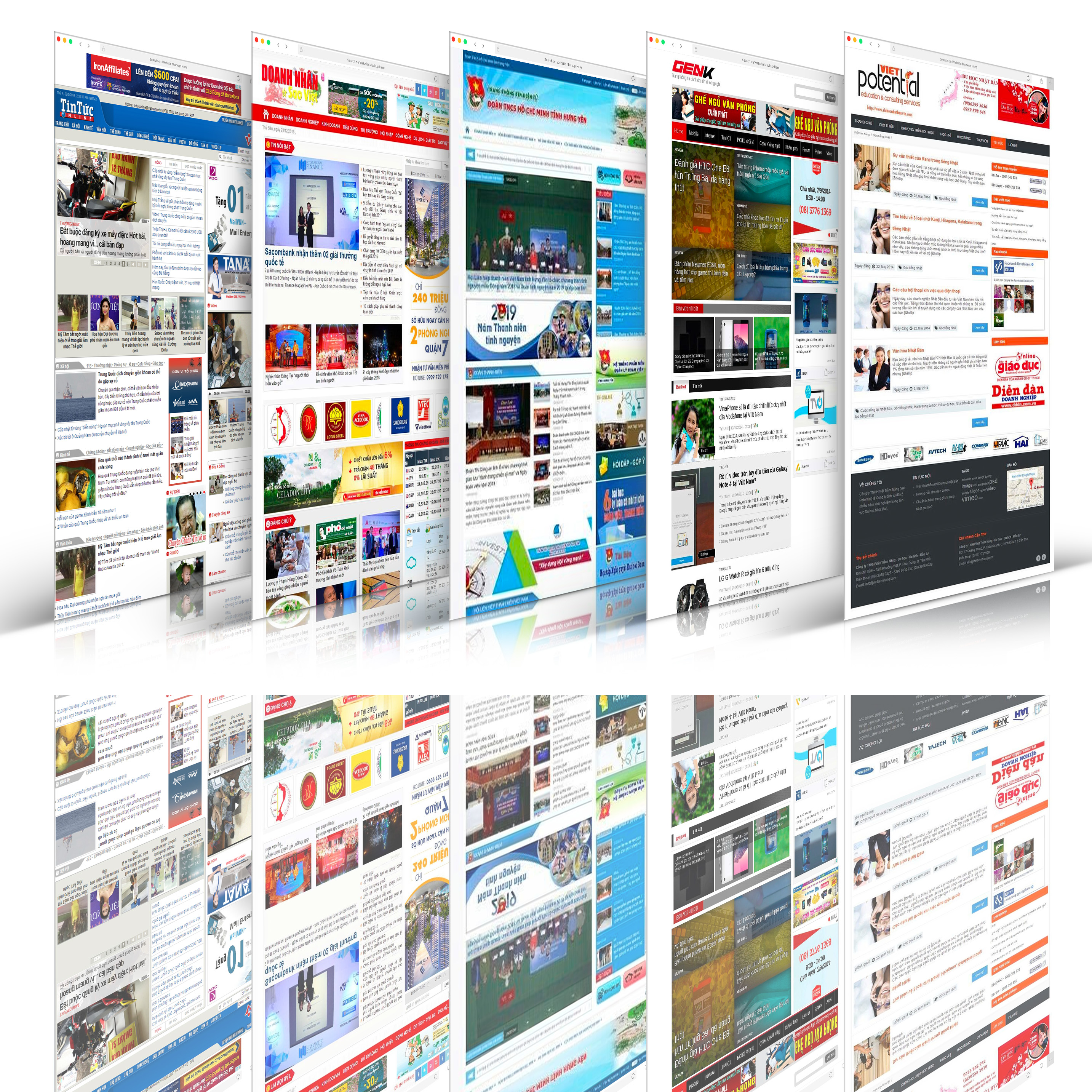 Thiết kế website Tin tức