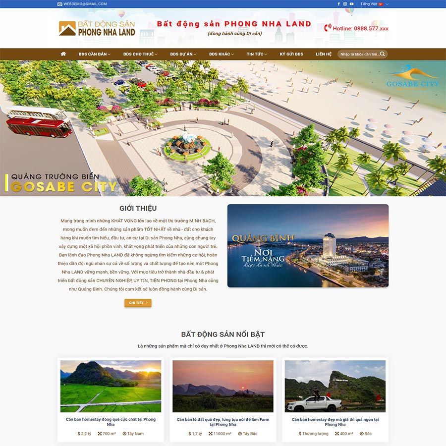 Mẫu website bất động sản 32