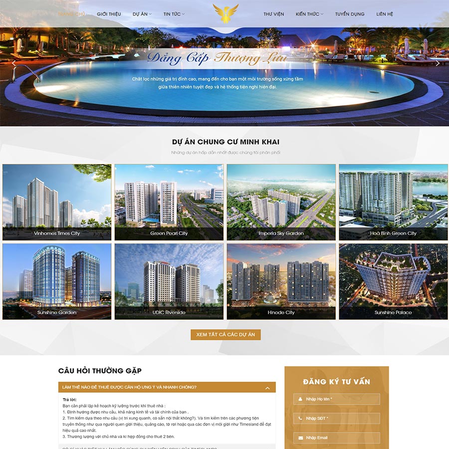Mẫu website bất động sản 33