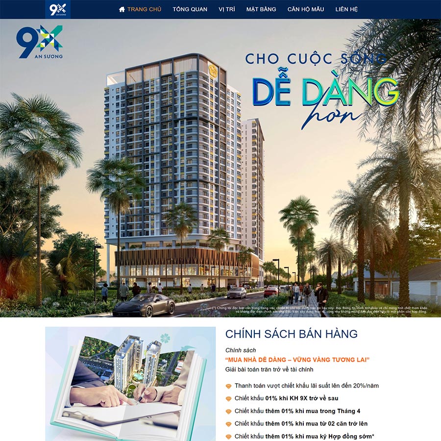 Mẫu website bất động sản 42