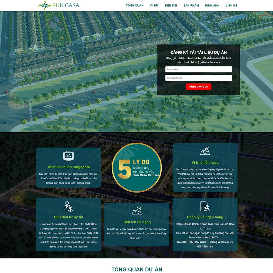 Mẫu website bất động sản 43