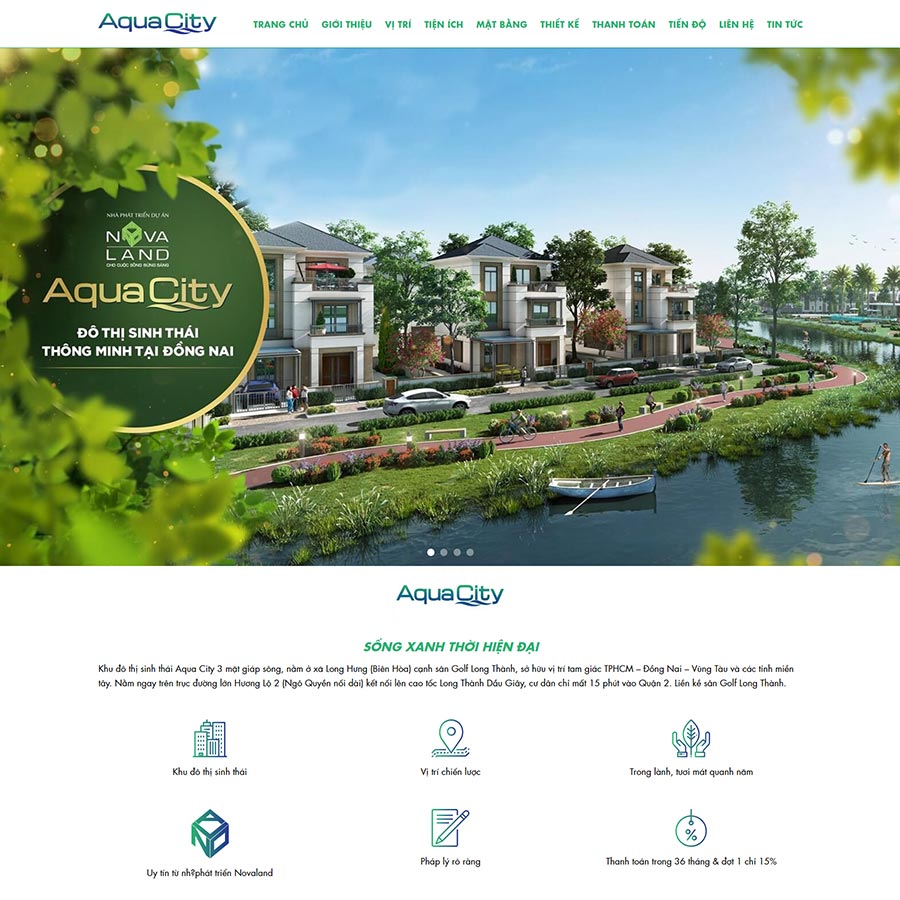 Mẫu website bất động sản 46