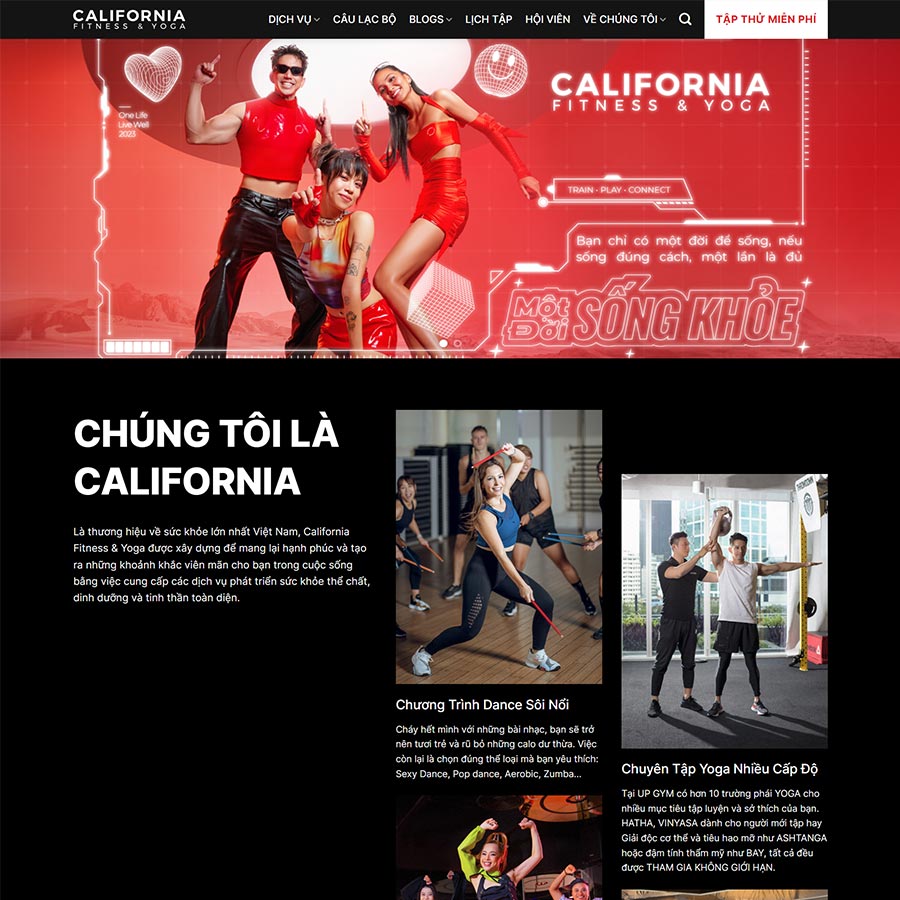 Mẫu website trung tâm thể hình – phòng tập gym 04