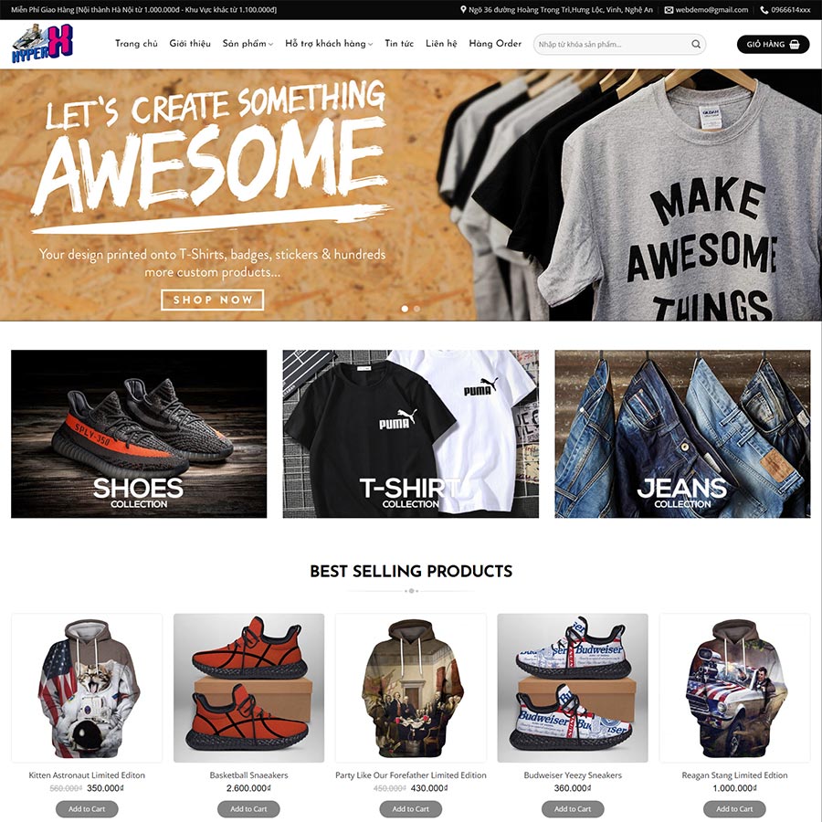 Mẫu website thời trang 12