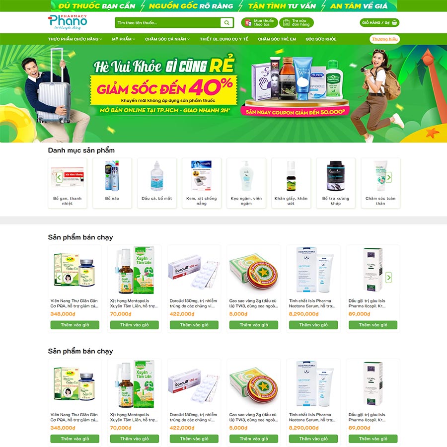 Mẫu website nhà thuốc 04