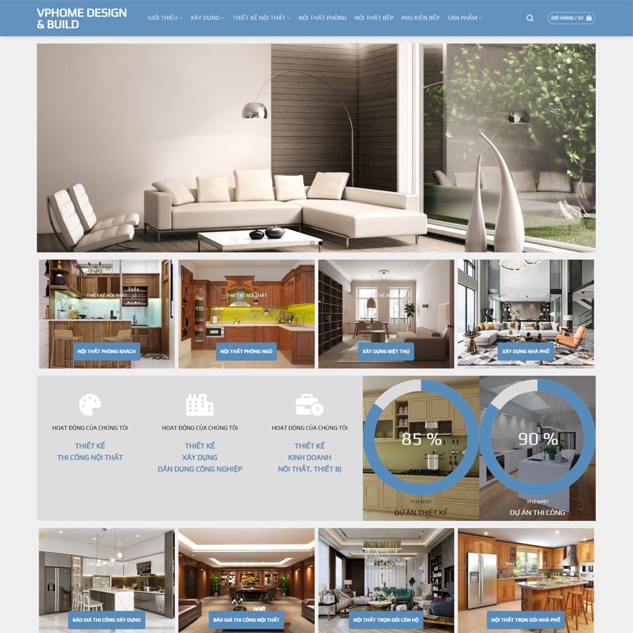 Mẫu website nội thất 28