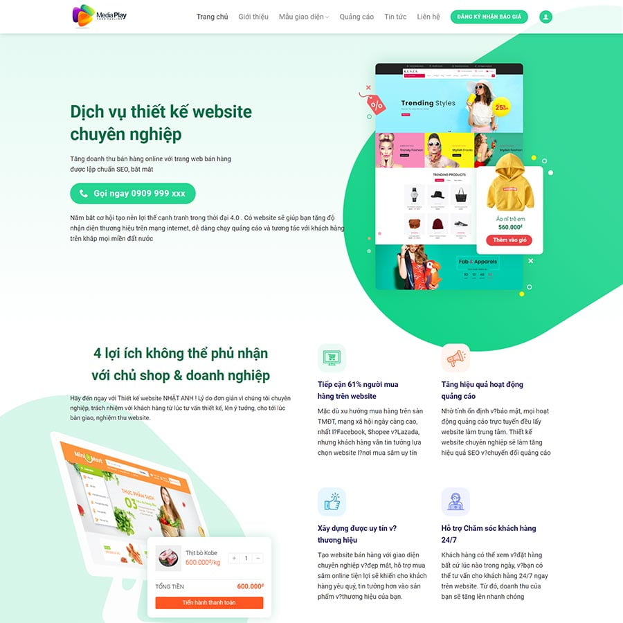 Mẫu website công ty thiết kế website 07
