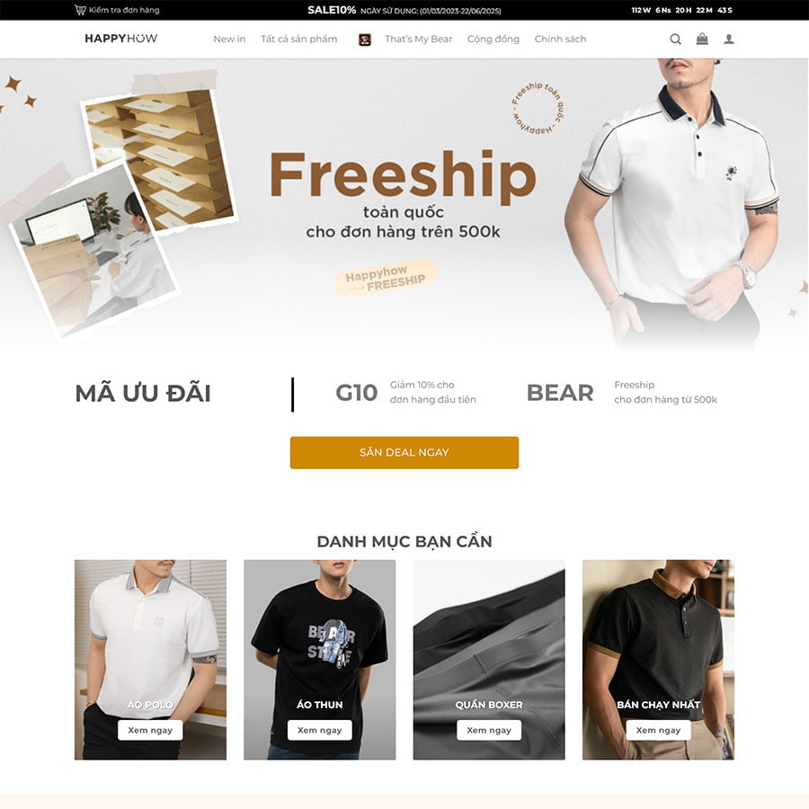 Mẫu website thời trang 13