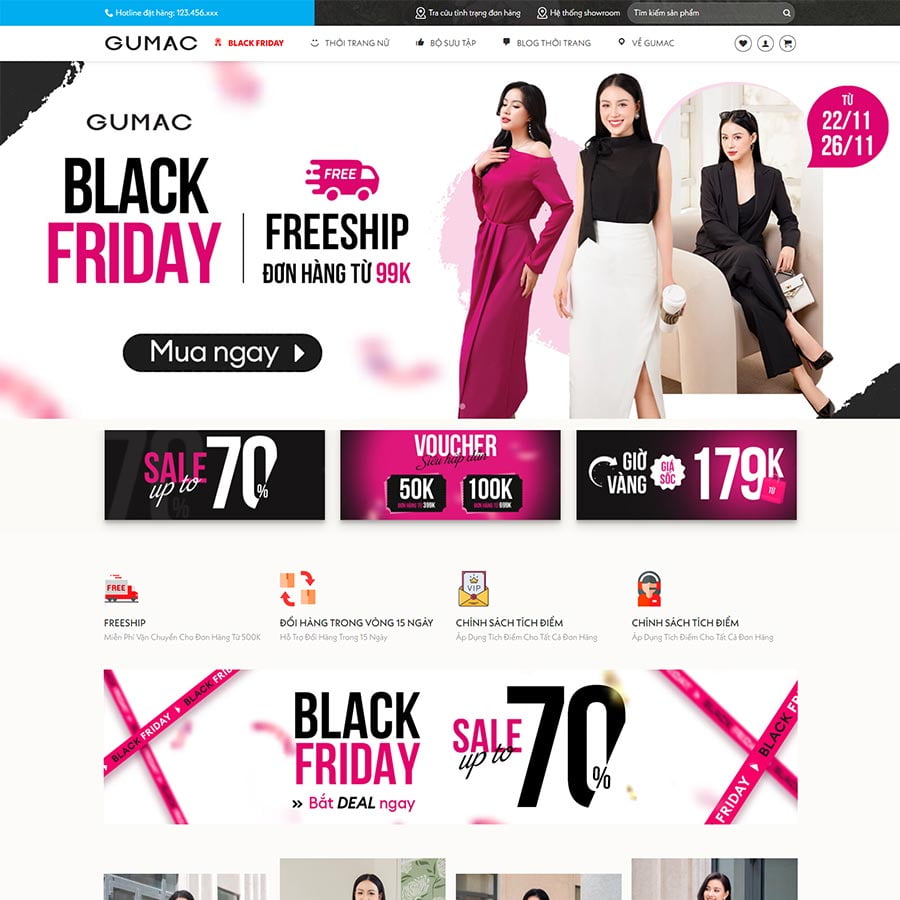Mẫu website thời trang 19