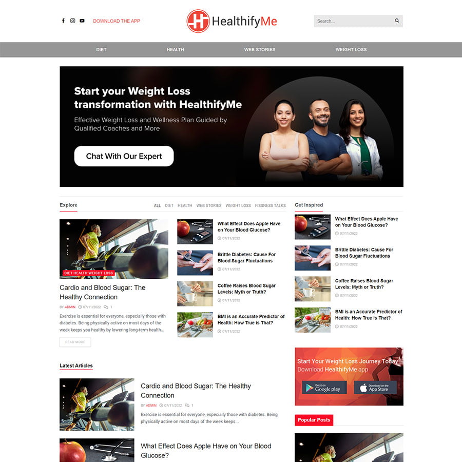Mẫu website tin tức 18
