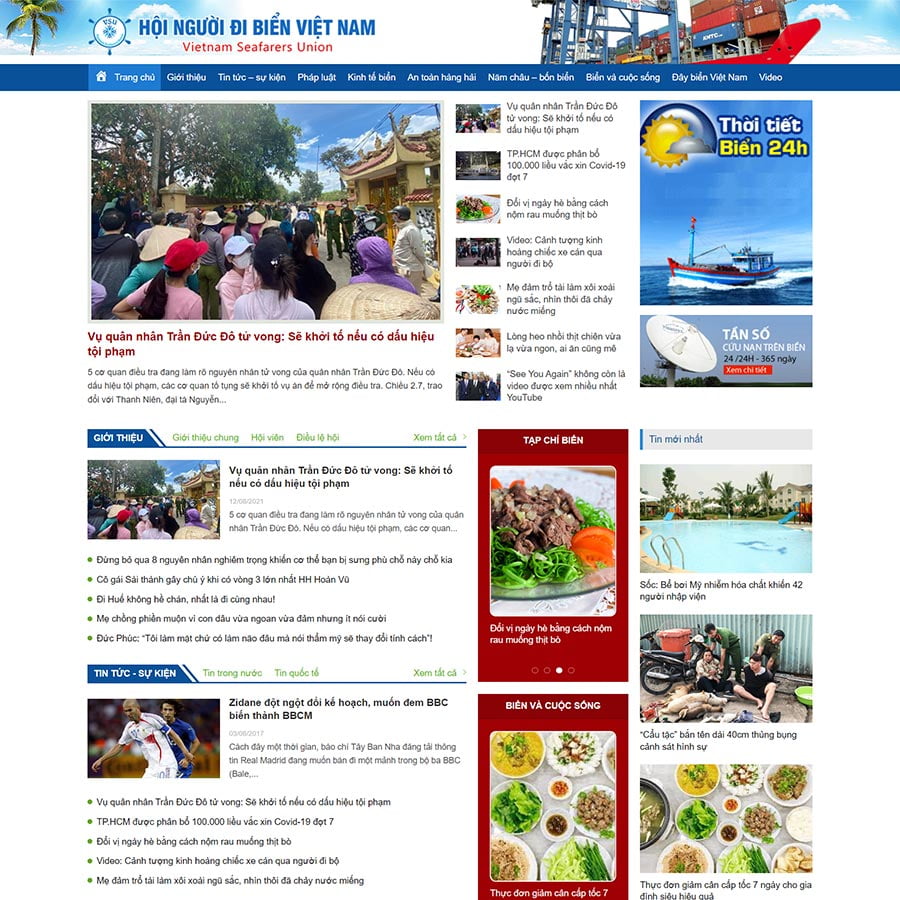Mẫu website tin tức 22
