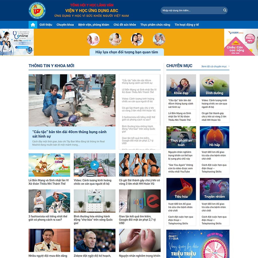 Mẫu website tin tức 23