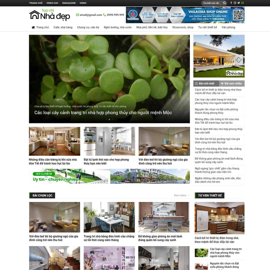 Mẫu website tin tức 04