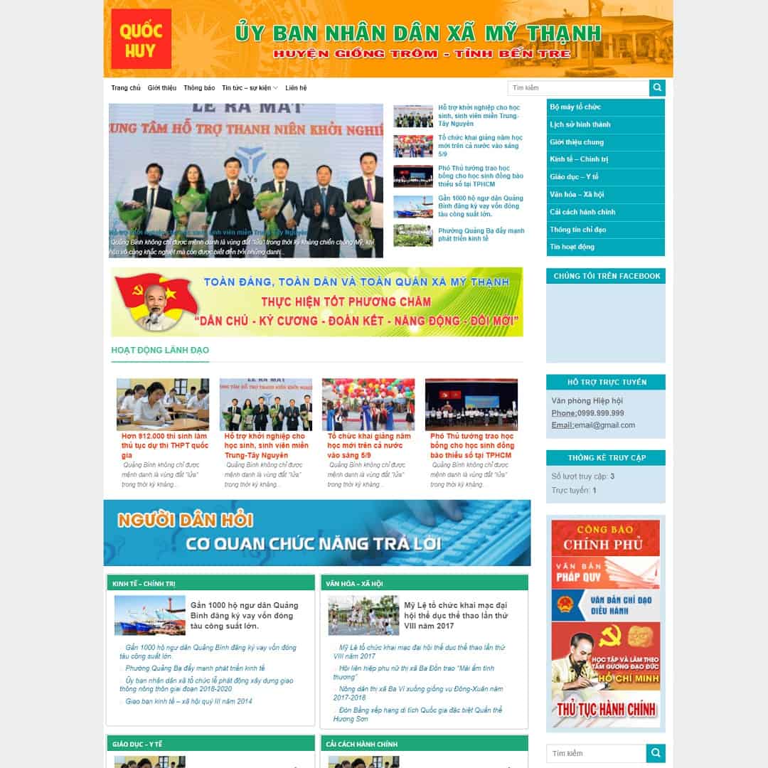 Mẫu website tin tức 07