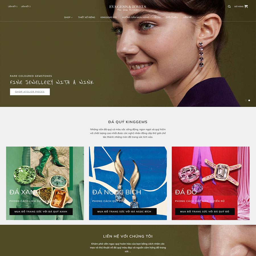 Mẫu website bán trang sức 02