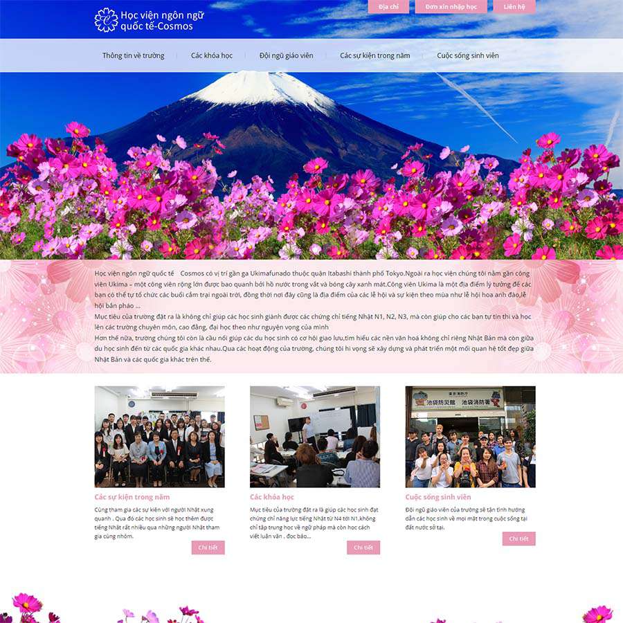 Mẫu website công ty xuất khẩu lao động 06
